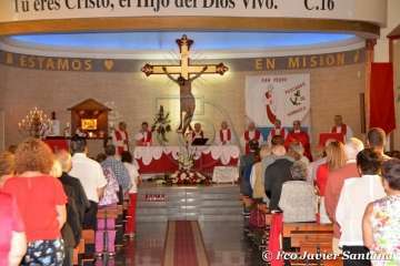 Procesión religiosa en El Ejido (Foto Francisco Javier Santana)